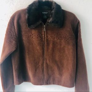 Barrage Jacket with Fur Collar